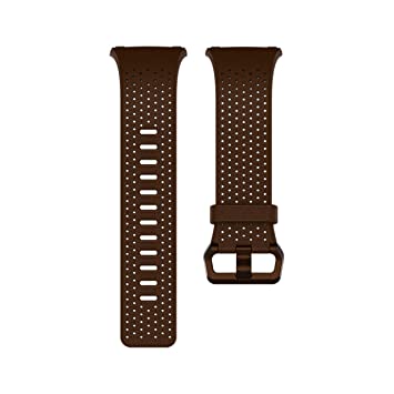 Ionic Acc Band Perforated Leather Cognac S