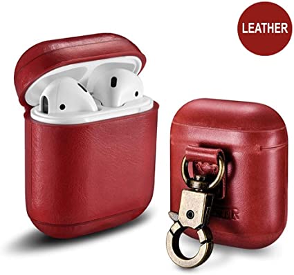 Artisan Series Leather Case for AirPods Red