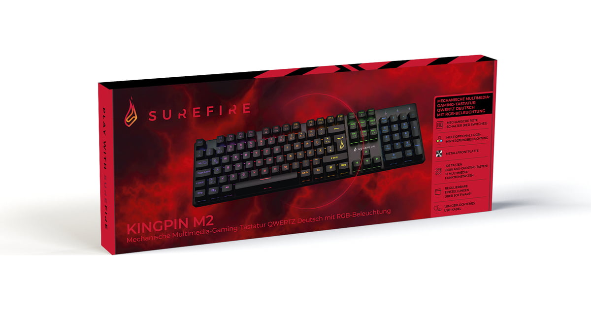 Surefire KingPin M2 Mechanical MultiM RGB Keyboard