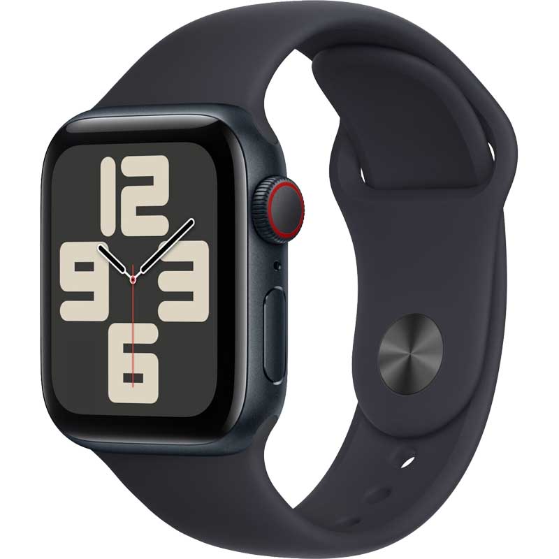 Smartwatch Apple Watch SE 40mm Midnight Alu Case black Sports Band S/M EU
