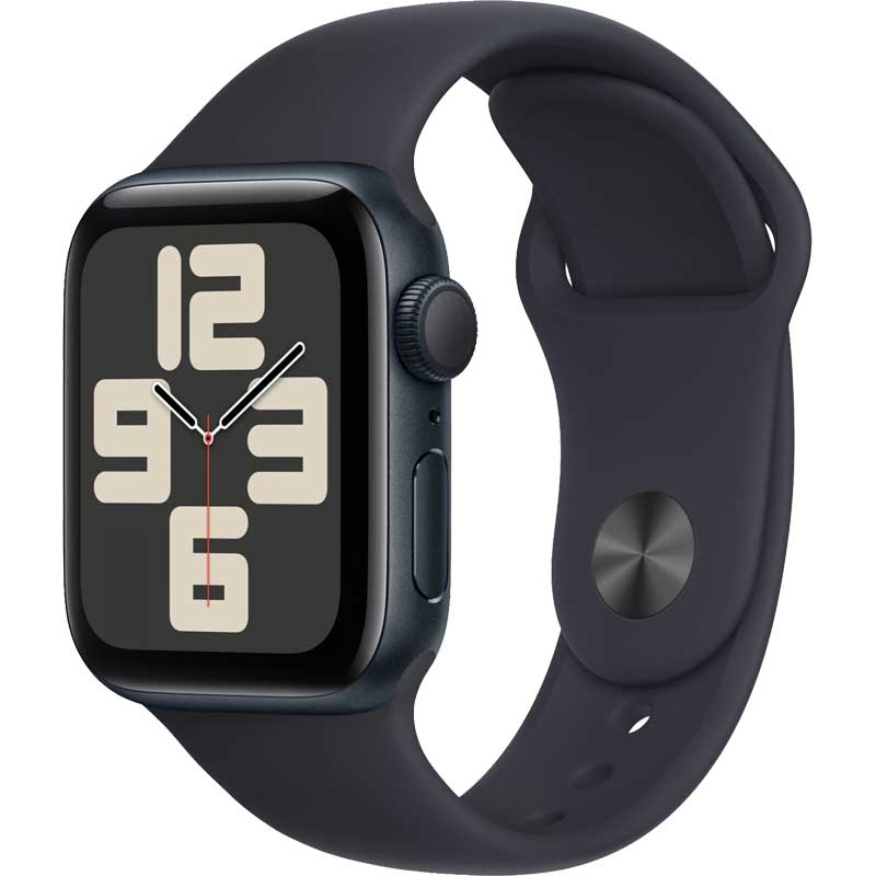 Smartwatch Apple Watch SE 40mm Midnight Alu Case black Sports Band M/L EU
