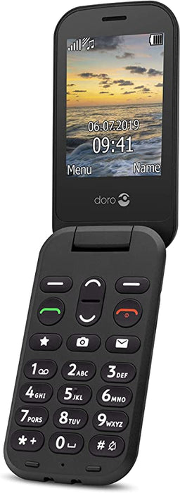 Doro 6040 Black Flip Phone