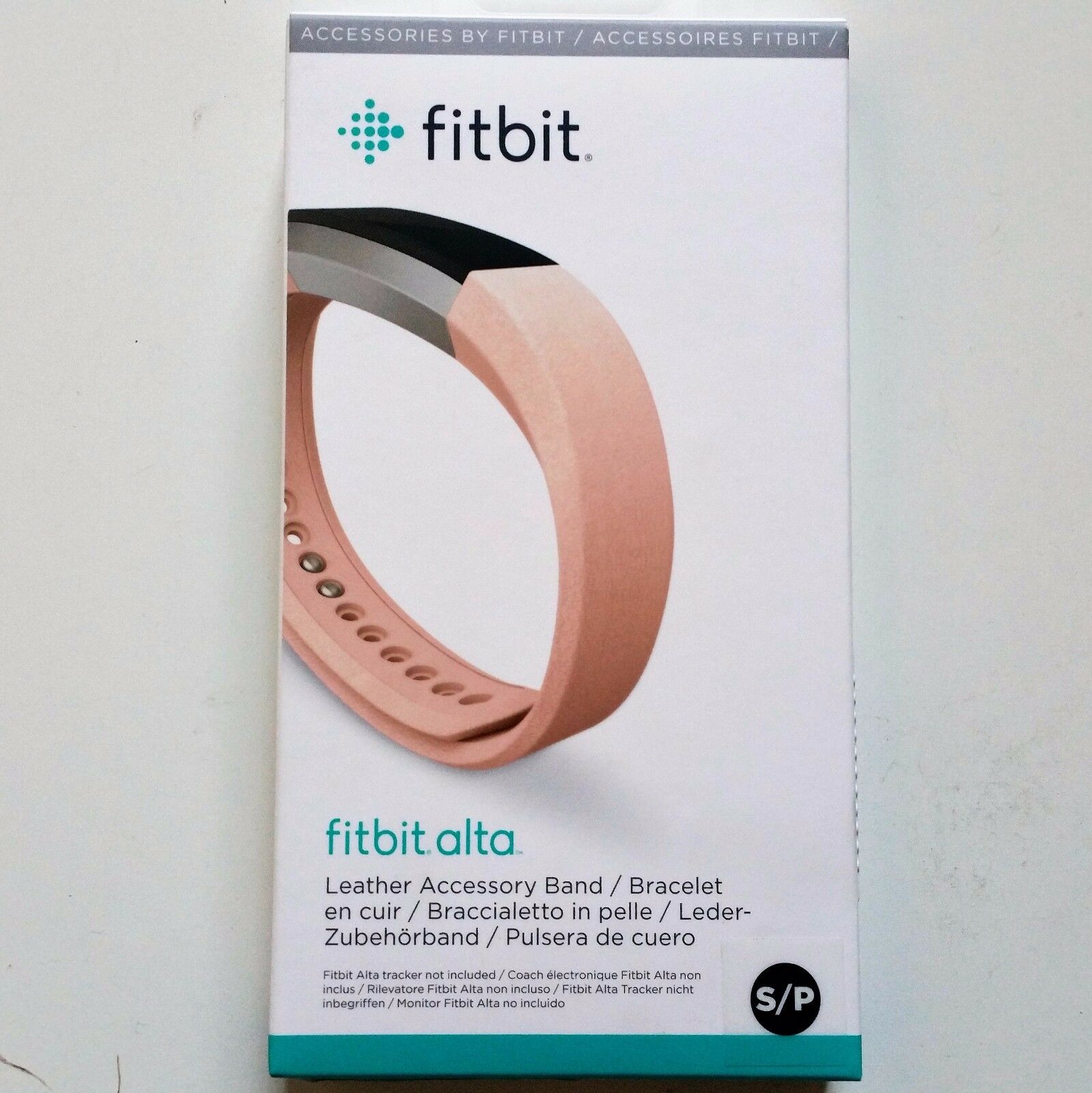 Fitbit ALTA Accessory Band Leather Blush Pink (EOL