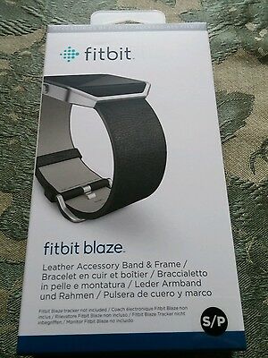 Fitbit BLAZE Accessory Band Leather Black Small