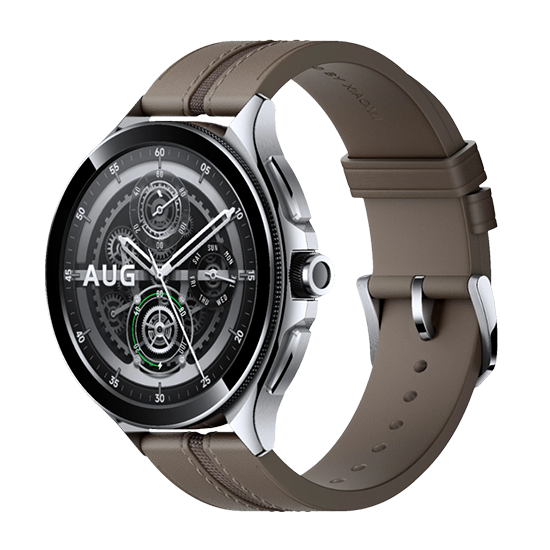 Watch Xiaomi Watch 2 Pro BT - Silver EU ( Brown Leatherband )