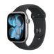 Watch Apple Watch Series 11 (2025) LTE 46mm Space Grey Aluminium Case with Black Sport Band M/L - Black
