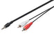 6746 - Audio cable JACK 3.5 f - 2 RCA m L.02m