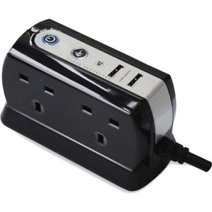 SURGE USB COMPACT Polished Black