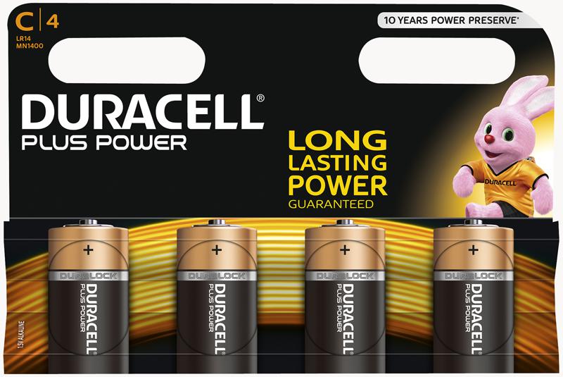 Plus Power C Cell - 4 Pack