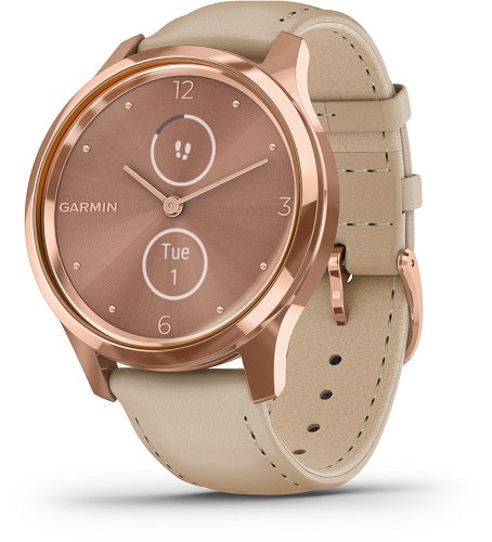 vivomove Luxe, Rose Gold-Beige, Leather