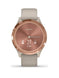 vivomove 3S Sport Rose Gold and Sand, Silicone