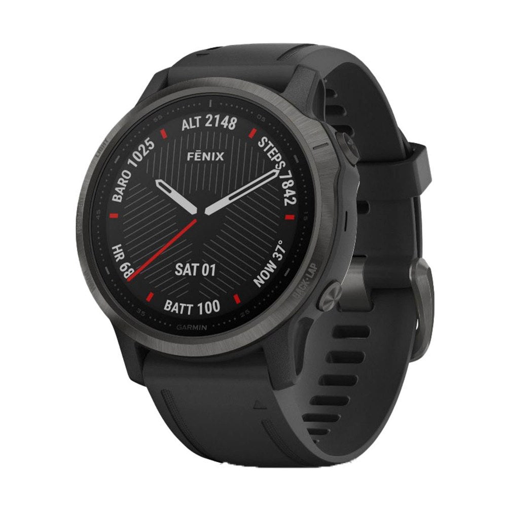 fenix 6S Pro, Black w/Black Band