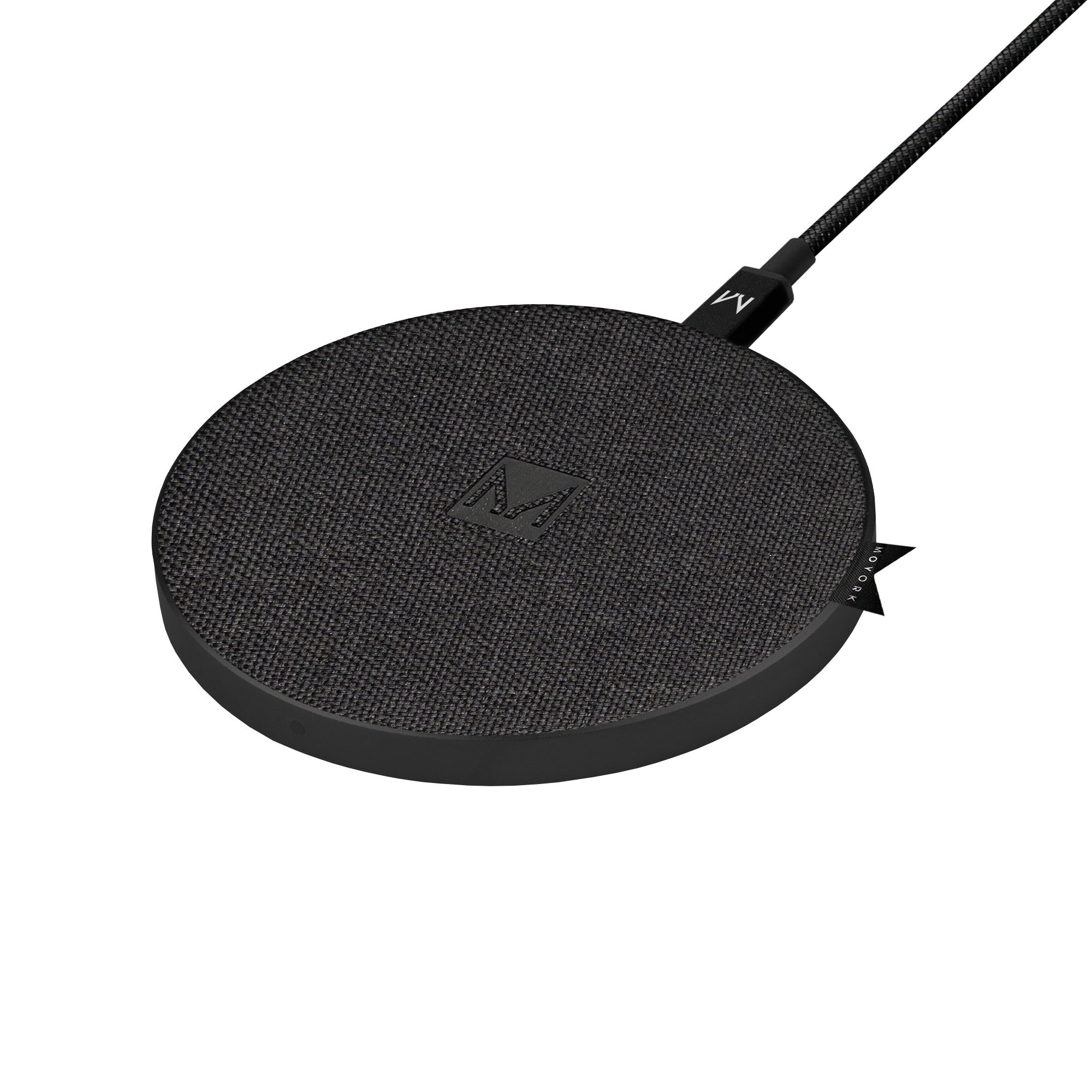 15W QI Wireless Charger -Jersey Grey Fabric