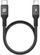 CORD+ 1.2m Lightning - USB-C Nylon Cable- Black