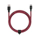 CORD+ 2m USB-A - USB-C Nylon Cable - Merlot Red