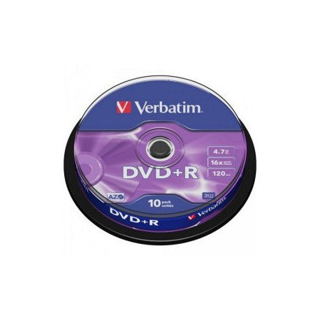 DVD-R AZO 4.7GB 16X MATT SILVER SURFACE (10 PCK)