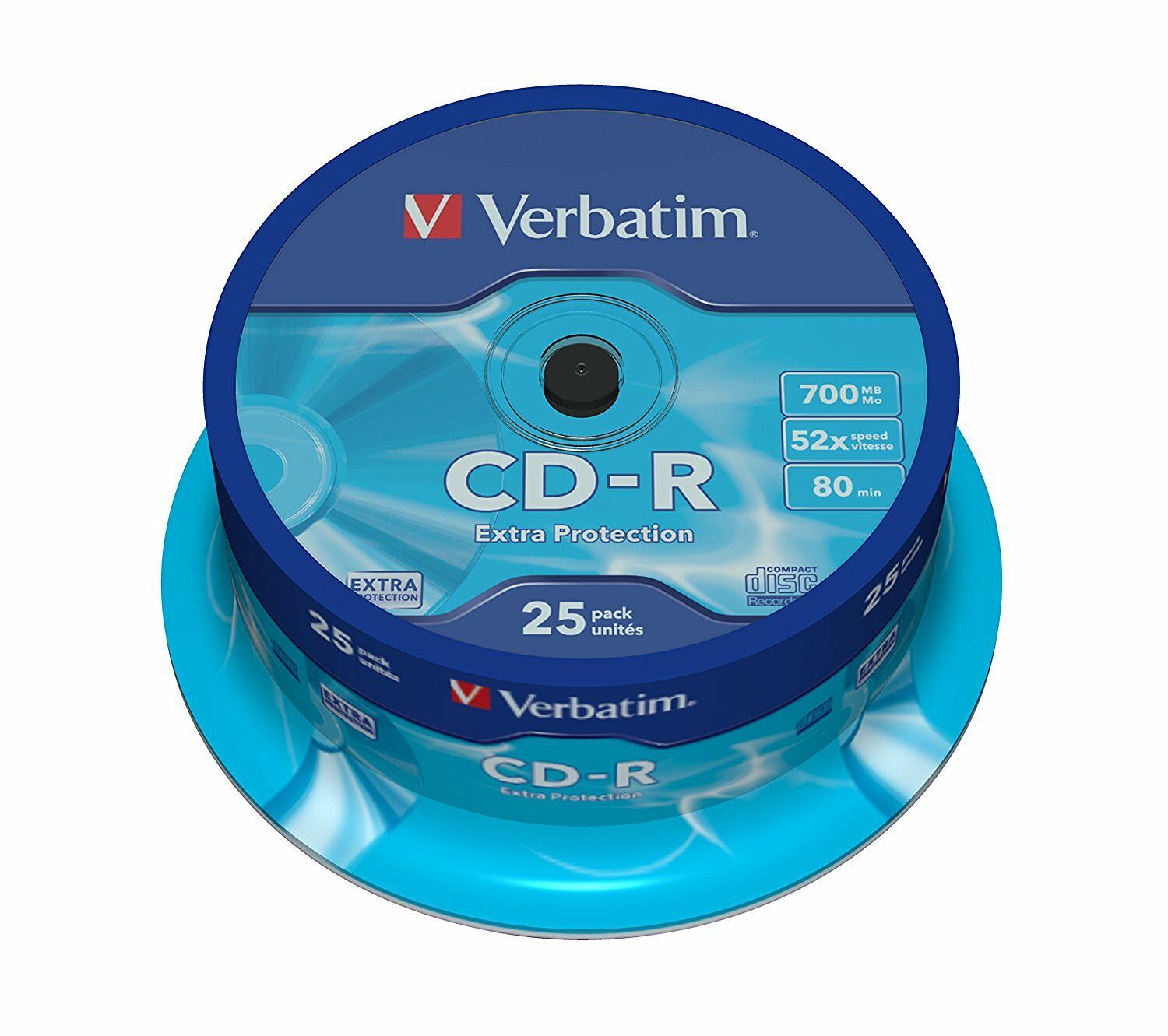 CD-R 700MB 52X EXTRA PROTECTION SURFACE (25 PCK)