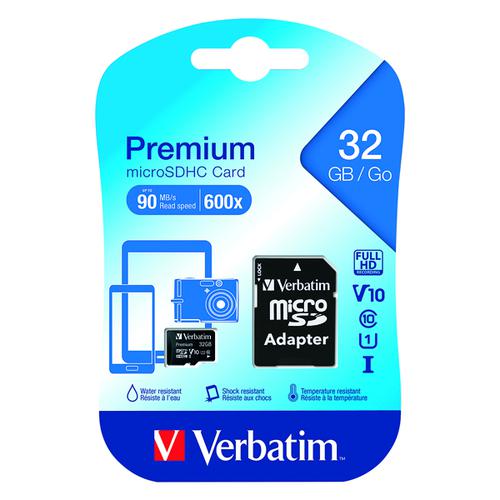 MICRO SDHC CARD 32GB CLASS 10 INCL ADAPTOR