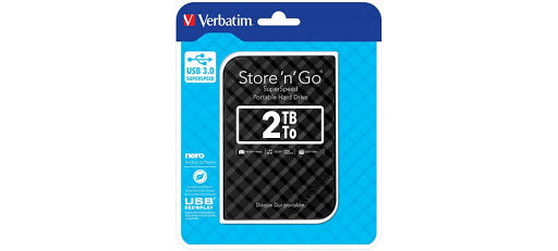 Verbatim STORE N GO 2.5 (6.35CM) 2TB USB 3.0 BLACK