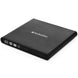 EXTERNAL SLIMLINE DVD REWRITER USB 2.0 BLACK