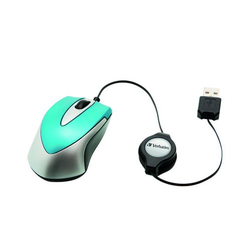 Verbatim GO MINI OPTICAL TRAVEL MOUSE CARIBBEAN