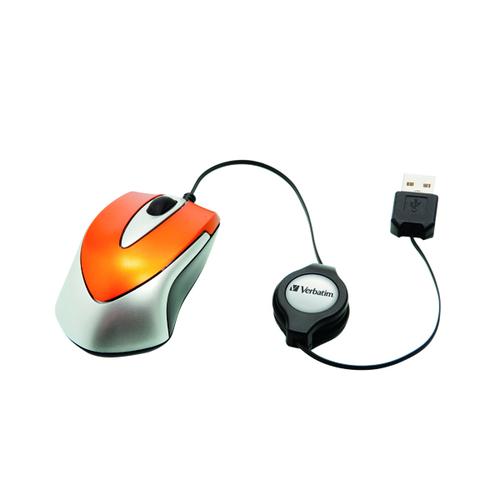 Verbatim GO MINI OPTICAL TRAVEL MOUSE VOLCANIC