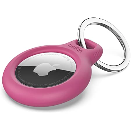 AirTag Keyring Blush Pink