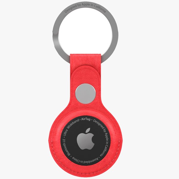 AirTag Keyring Red