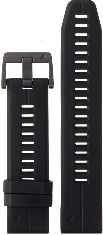 Watch Band - Black Silicone
