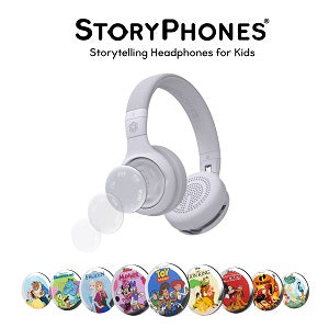 StoryPhones Bundle with 2 StoryShields- Grey