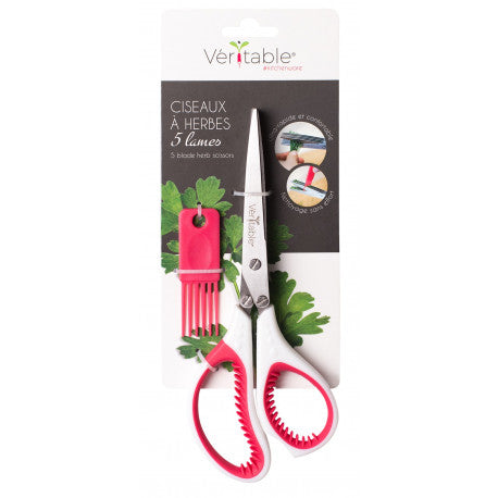 Veritable 5 blade scissors with comb