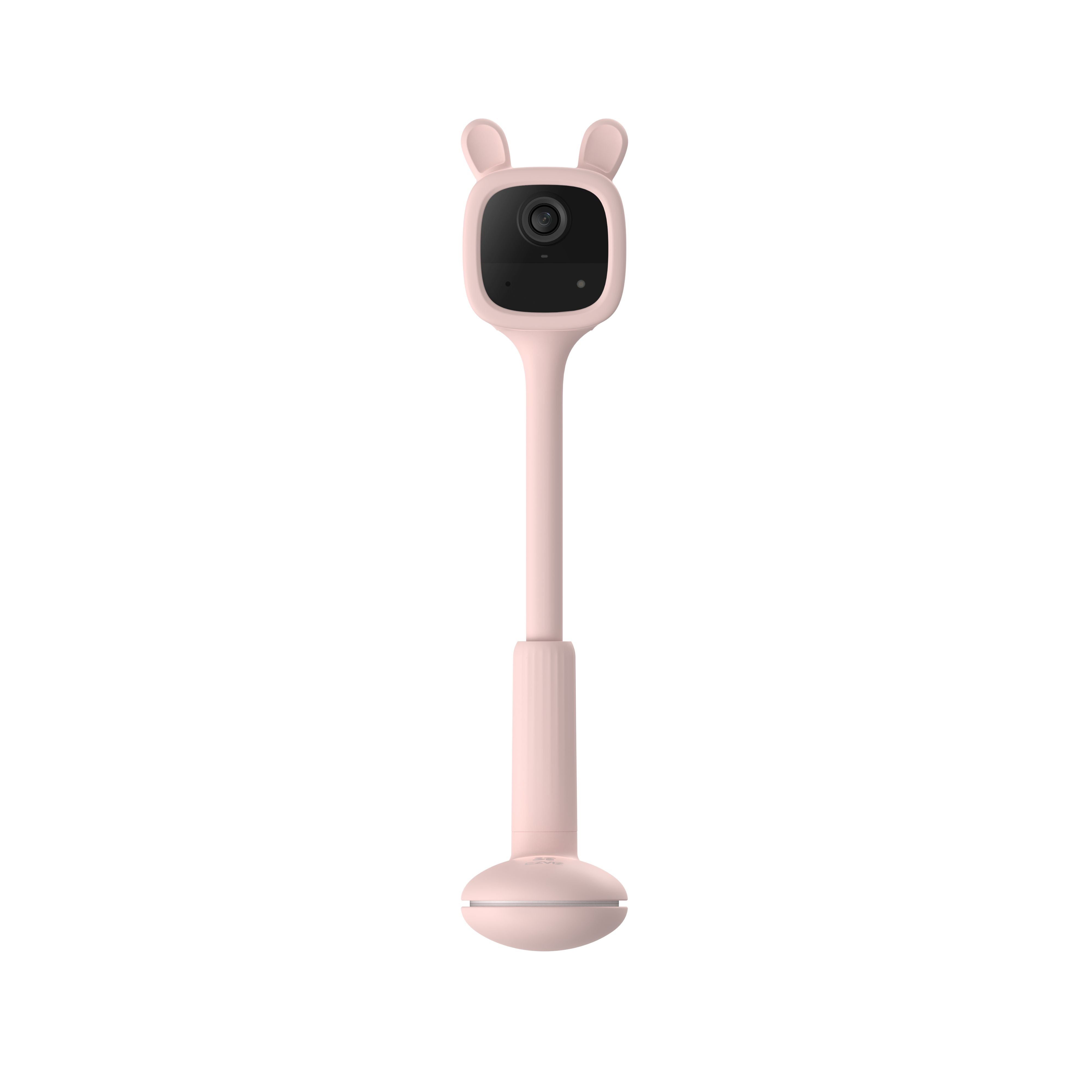 BM1 Pink 1080P FHD Smart Battery-Powered Baby Mon.