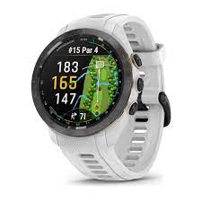 Garmin Approach S70, 42mm, Black Ceramic Bezel with White Silicone Band