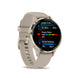 Garmin Venu 3s Smartwatch - Soft Gold - Grey Case