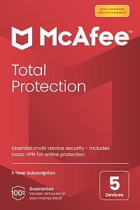 McAfee Total Protection 05-Device, 1 Year *C