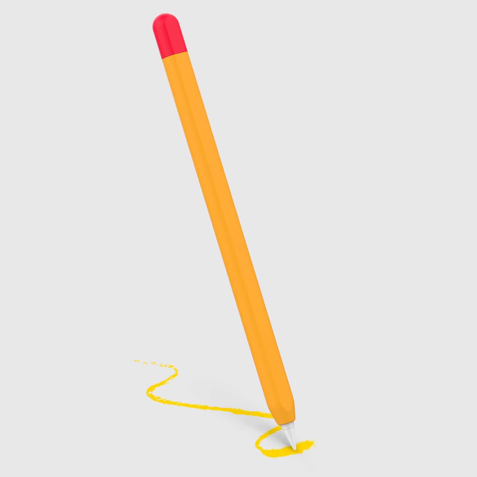 doodroo Skin for Apple Pencil Orange (single Cap) *C