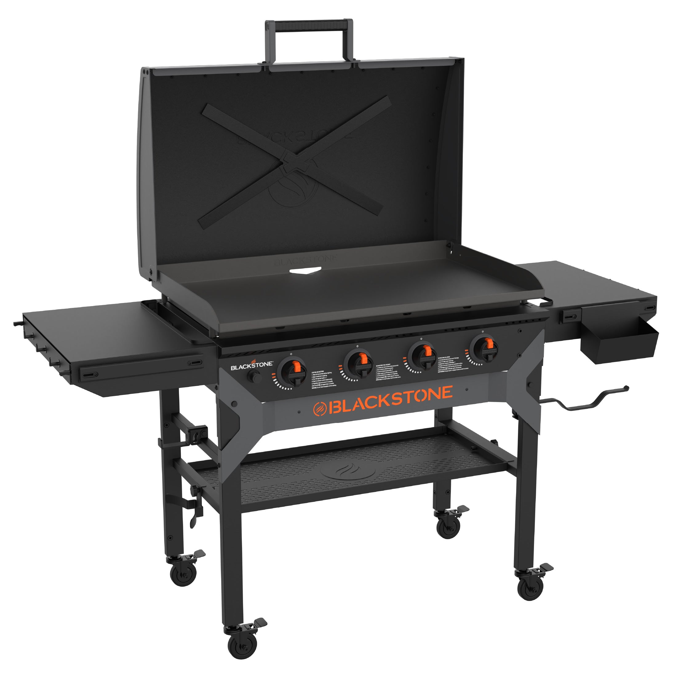 36inch Iron Forged Blackout Griddle With Hood