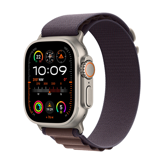 Watch Apple Watch Ultra 2 LTE 49mm Titanium Case with Alpine Loop S - Indigo