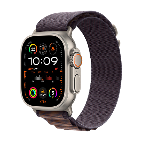 Watch Apple Watch Ultra 2 LTE 49mm Titanium Case with Alpine Loop M - Indigo