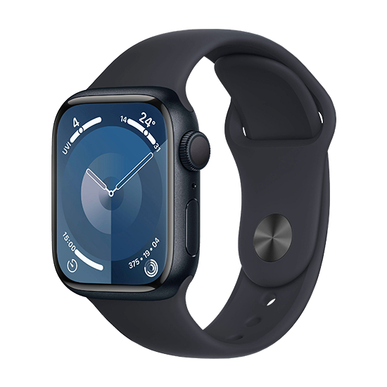 Watch Apple Watch Series 9 GPS 45mm Midnight Aluminium Case with Sport Band M/L - Midnight