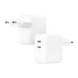 Apple 35W Dual USB-C Port Power Adapter - White