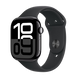 Watch Apple Watch Series 10 GPS 42mm Jet Black Aluminium Case with Sport Band M/L - Black