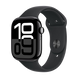 Watch Apple Watch Series 10 LTE 46mm Jet Black Aluminium Case with Sport Band - Black