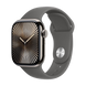 Watch Apple Watch Series 10 GPS + Cellular 46mm Natural Titanium Case with Sport Band M/L - Stone Grey