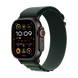 Watch Apple Watch Ultra 2 (2024) LTE 49mm Black Titanium Case with Alpine Loop M - Dark Green