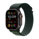 Watch Apple Watch Ultra 2 (2024) LTE 49mm Black Titanium Case with Alpine Loop L - Dark Green