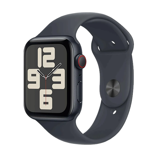 Watch Apple Watch SE2 (2022) LTE 44mm Midnight Aluminium Case with Sport Band M/L - Midnight