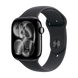 Watch Apple Watch Series 11 (2025) GPS 46mm Jet Black Aluminium Case with Black Sport Band S/M - Black