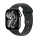Watch Apple Watch Series 11 (2025) GPS 46mm Jet Black Aluminium Case with Sport Band S/M - Black