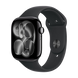 Watch Apple Watch Series 11 (2025) GPS 46mm Jet Black Aluminium Case with Black Sport Band M/L - Black